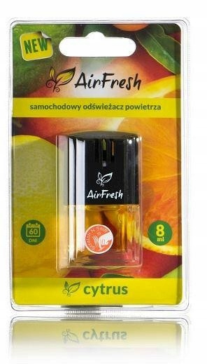 

Zapach Samochodowy Odświeżacz Auta Cytrus 8ml.