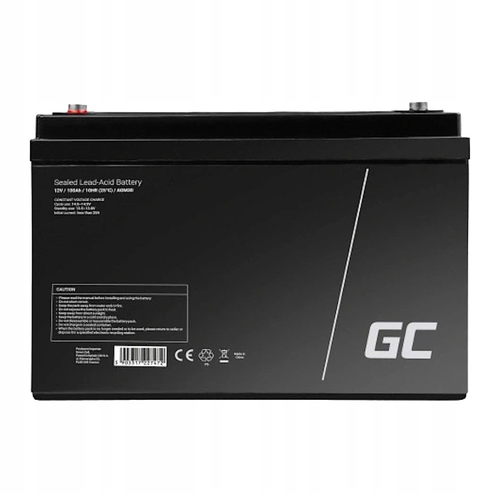 AKUMULATOR AGM VRLA GREENCELL 12V 100Ah