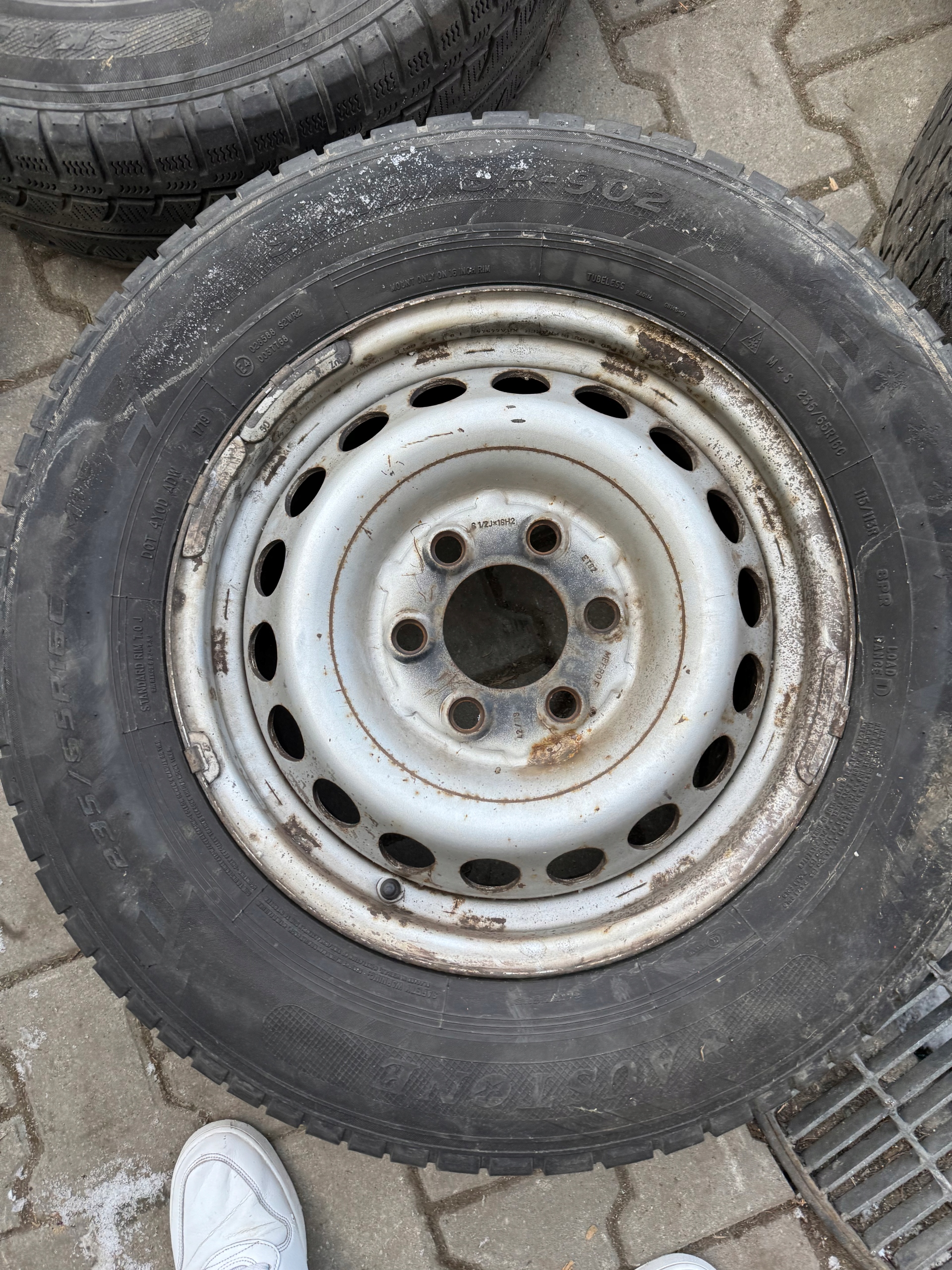 disk stalowa Volkswagen OE Mercedes Sprinter VW Crafter 6.5" x