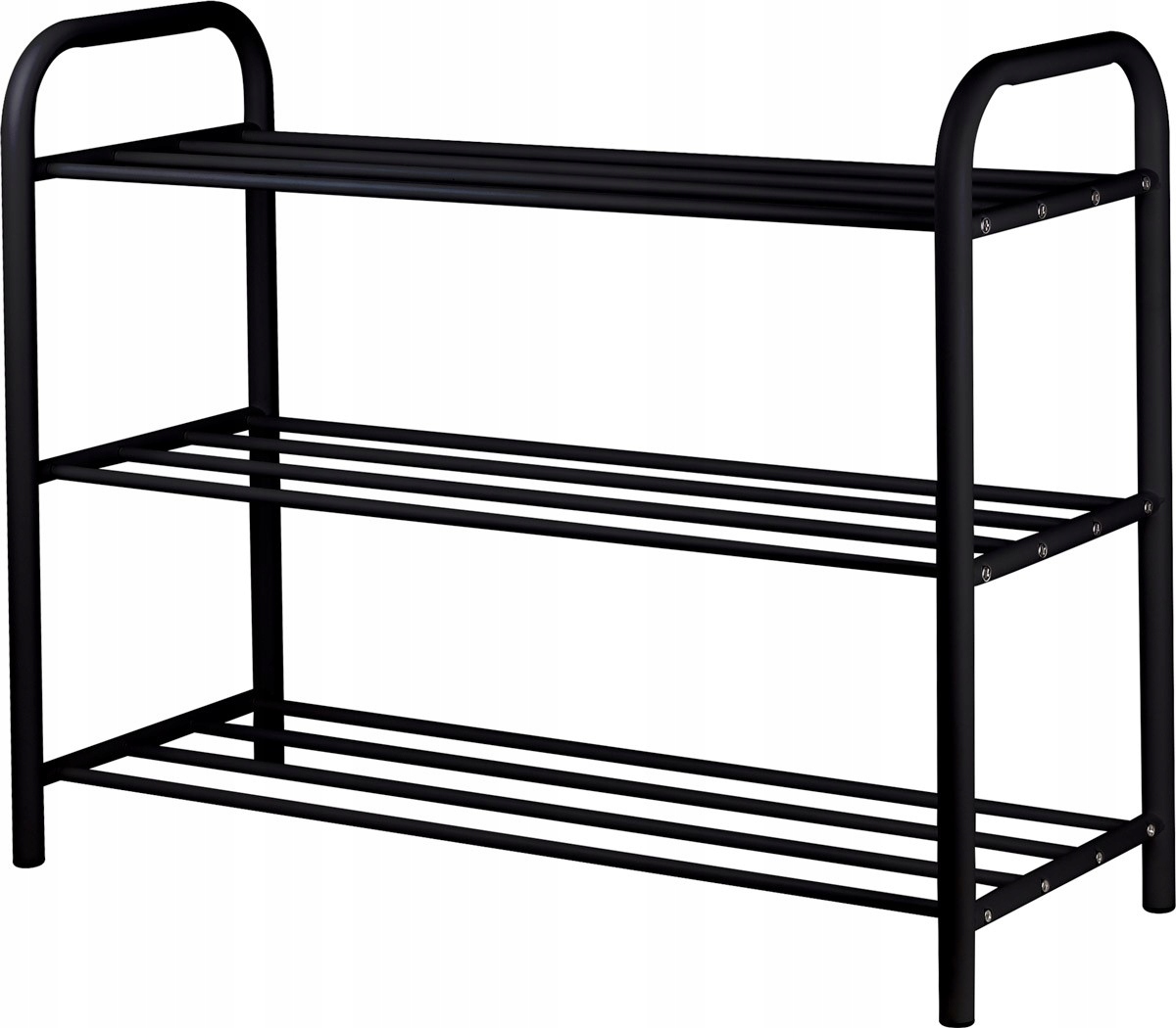 

Połka Na Buty Trzy Poziomow 52 x 65 x 26 cm czarny