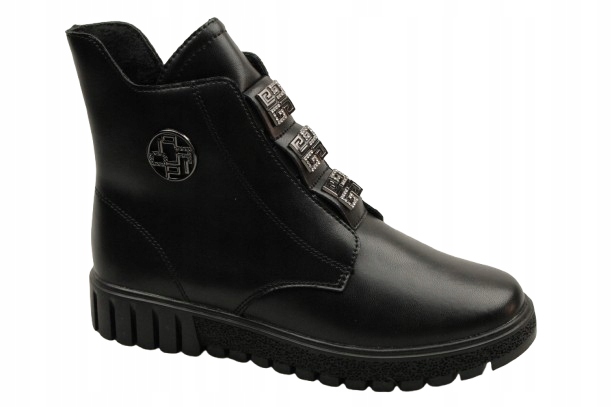 Dámské Dámské Kotníkové Boty Filippo DBT6360/24 Bk 36 Módní kůže Dobrá Cena