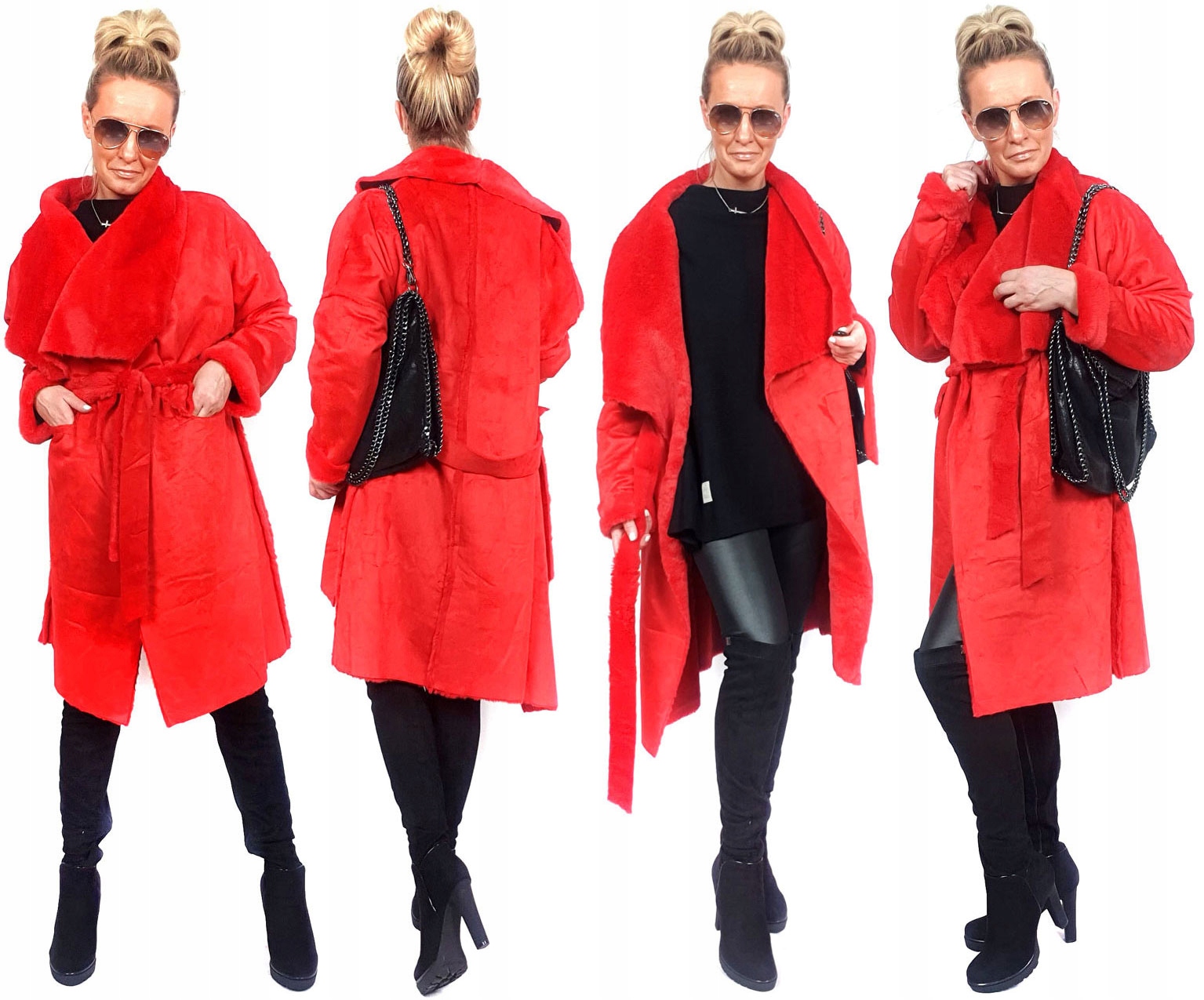 

Płaszczyk Futerko Eko Kożuch Zimowy Futro Luxury