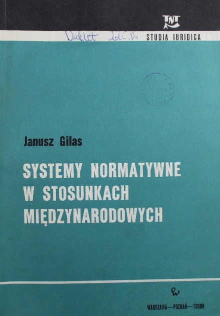 Systemy normatywne w stosunkach
