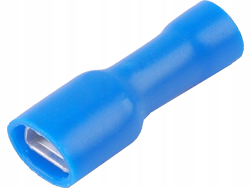 

Konektor Żeński 6,3mm Izolowany 10 -sztuk Niebiesk