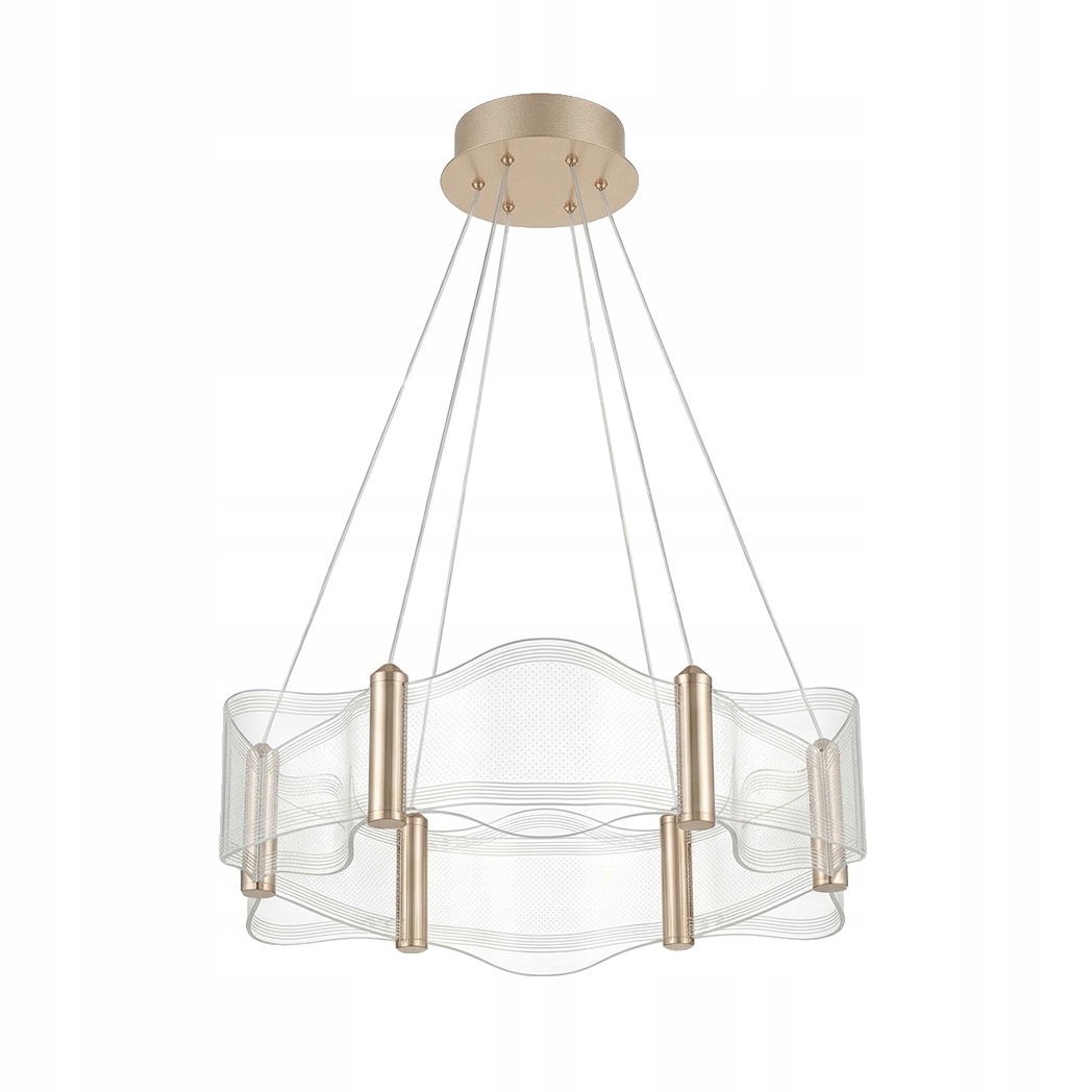 Led Závesná Stropná Lampa G151-CP Zlatá, Moderná Glamour