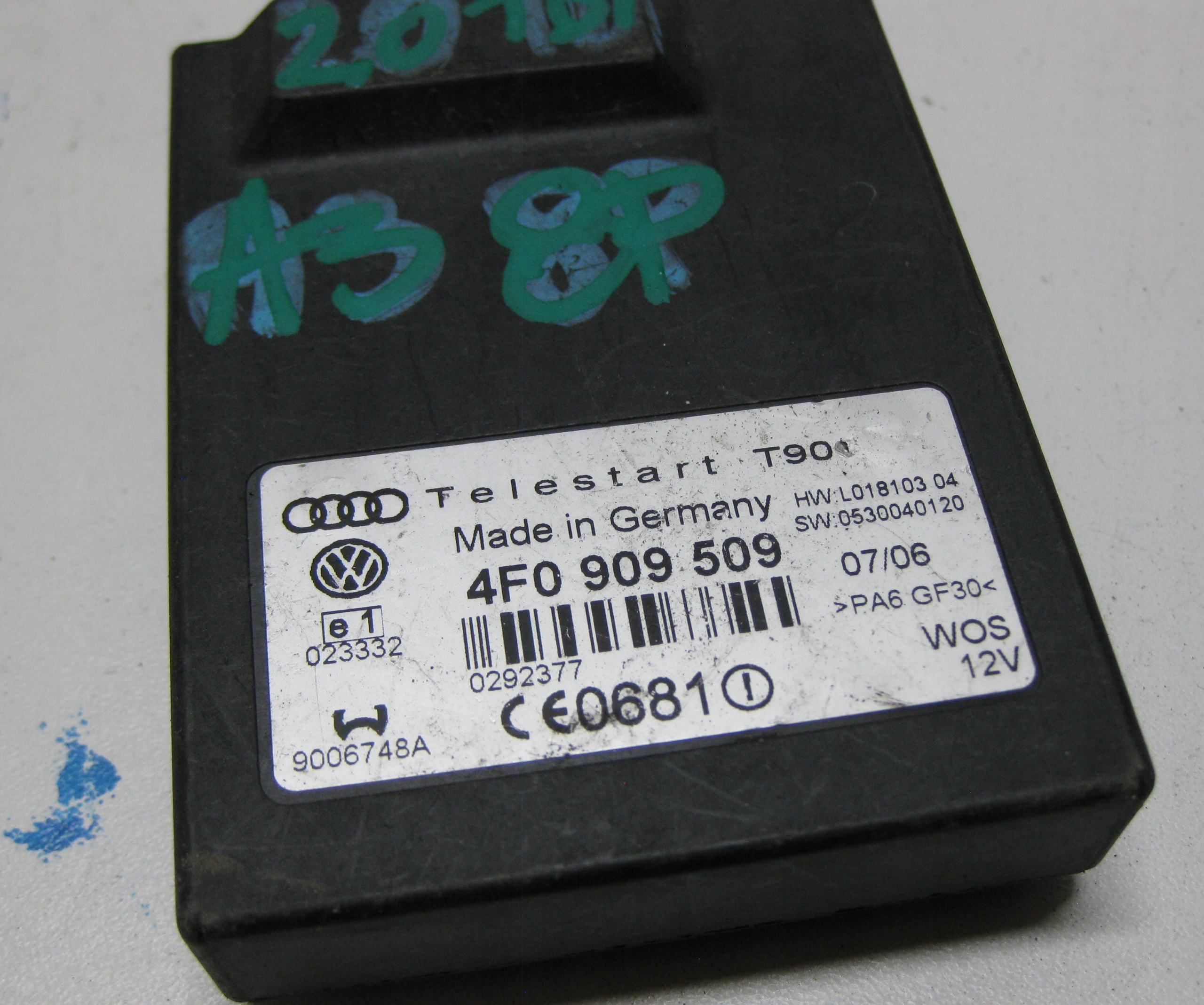 SEAT ALTEA 06R. unité de commande électronique uce module stationnement PDC 5P0919283