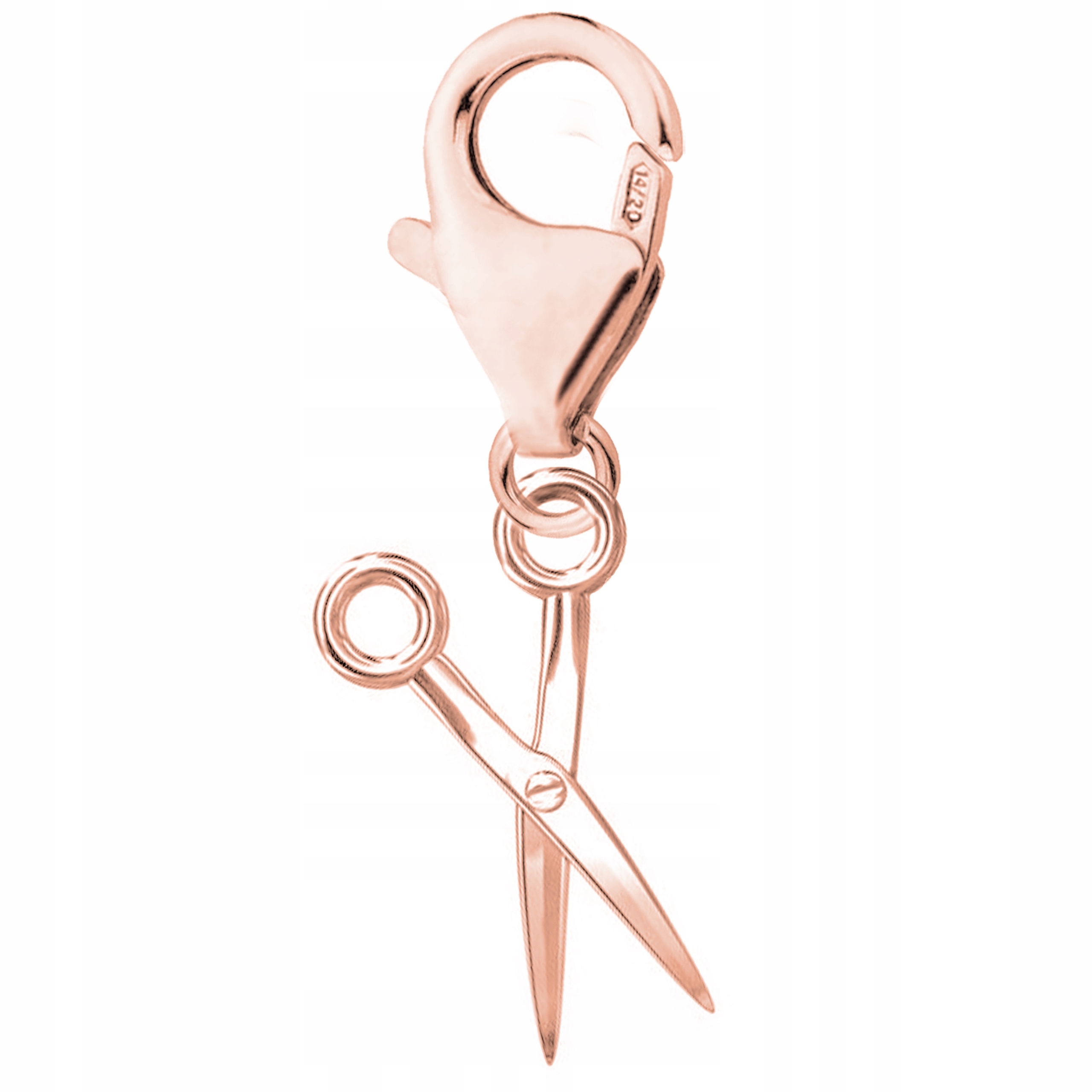 Přívěsek Nůžky růžové zlato stříbro 925