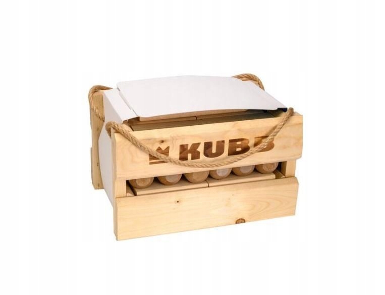 KUBB W DREWNIANYM PUDEŁKU, TACTIC