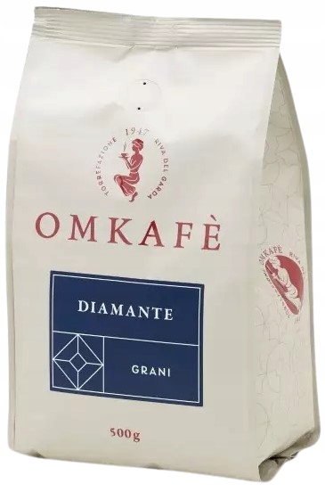 Levně Italská Káva Zrnková Omkafe Diamante zrno 500 g 92% Arabica 8% Robusta