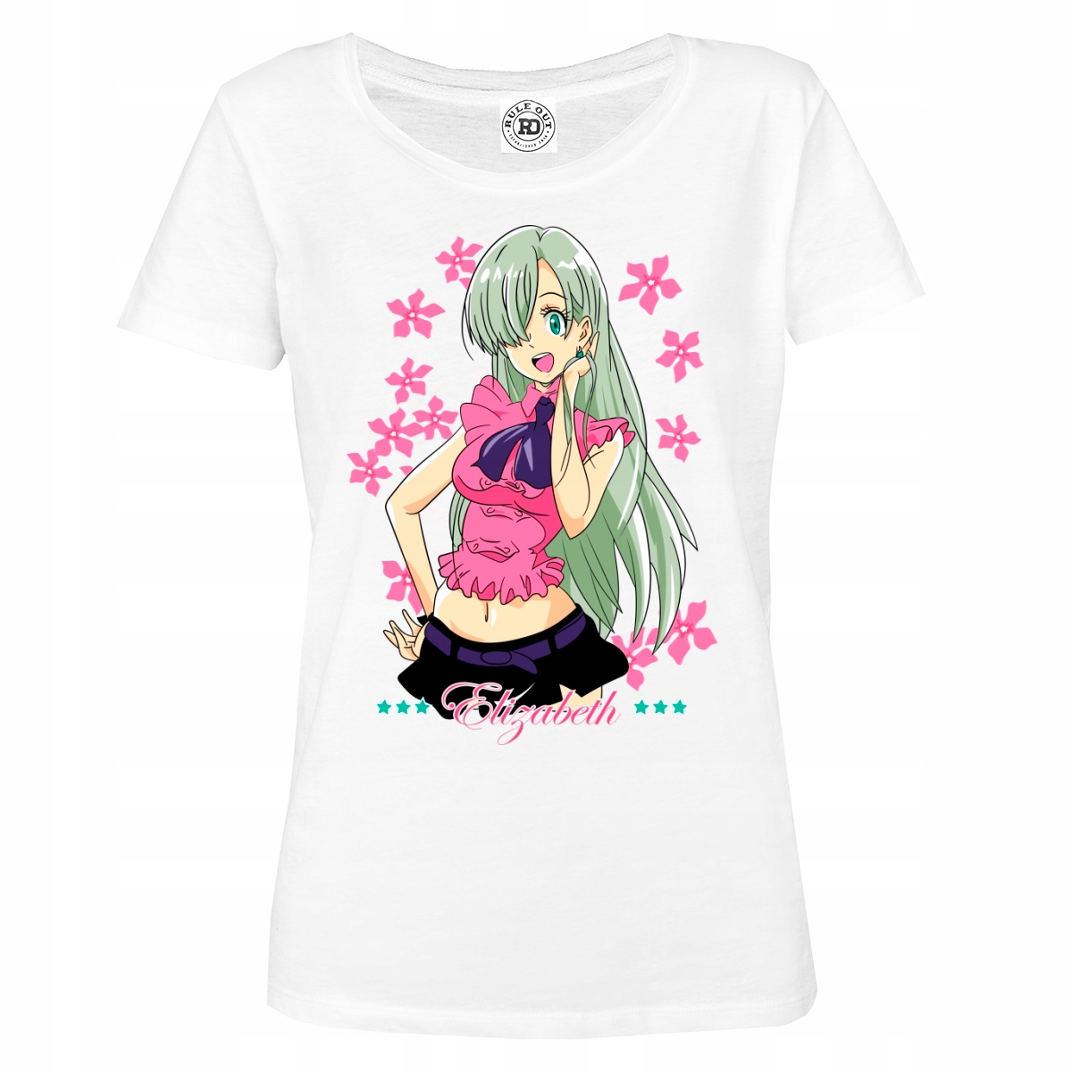 

Damska Koszulka Anime Girl Elizabeth Liones Manga