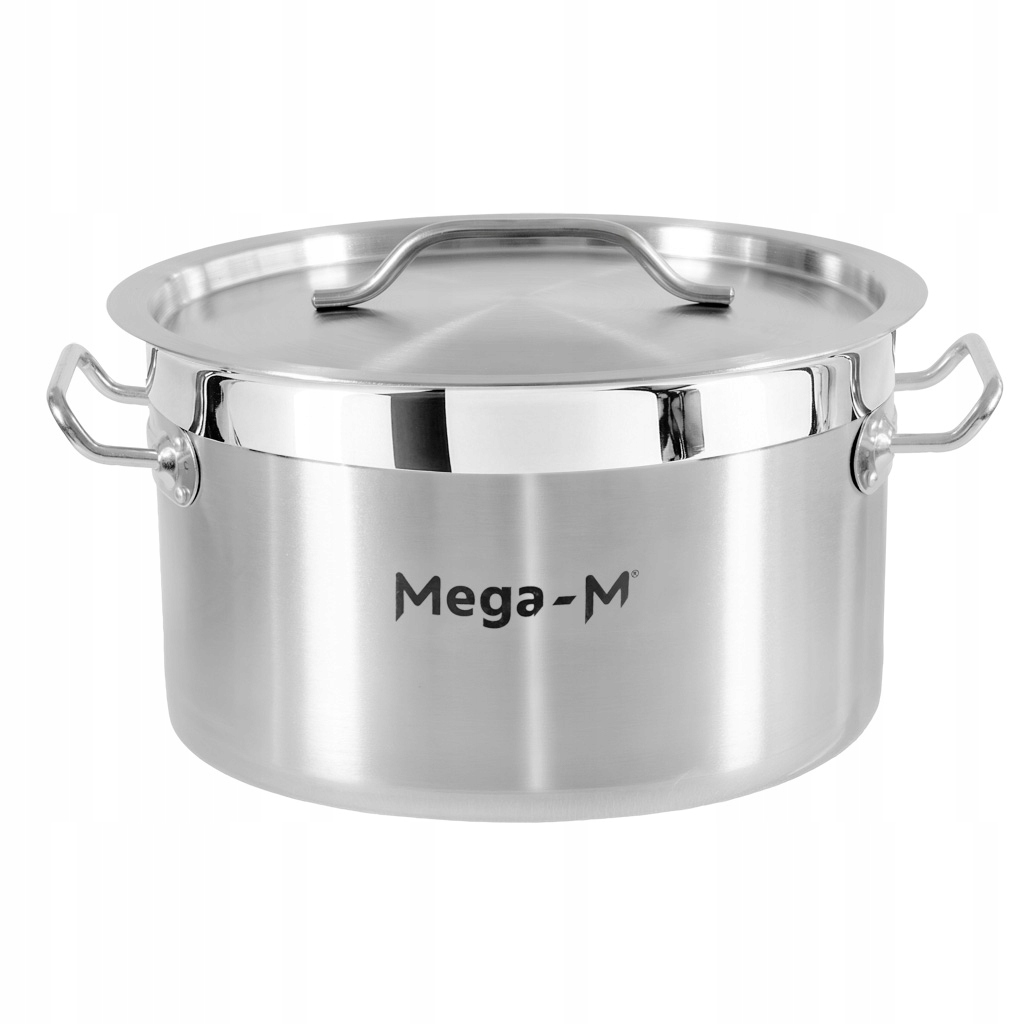 Hrnec Indukce Z Nerezové Oceli 12L průměr 30 cm s Pokličkou Pro 30x18 cm