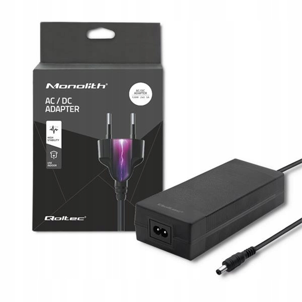 Qoltec Desktopový napájecí zdroj 120W 24V 5A 5.5*2.5 napájecí kabel