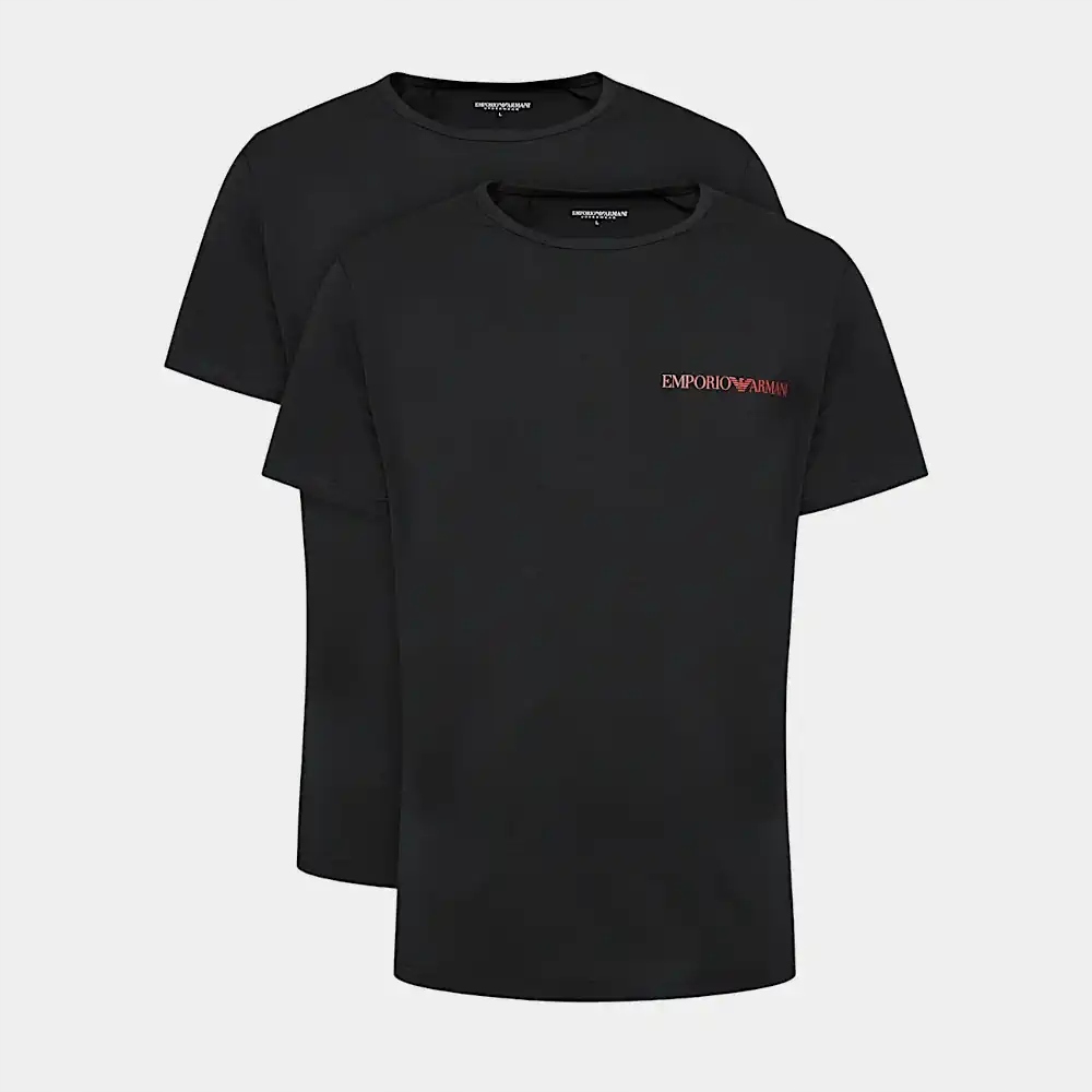 2pack pánské černé tričko Emporio Armani M