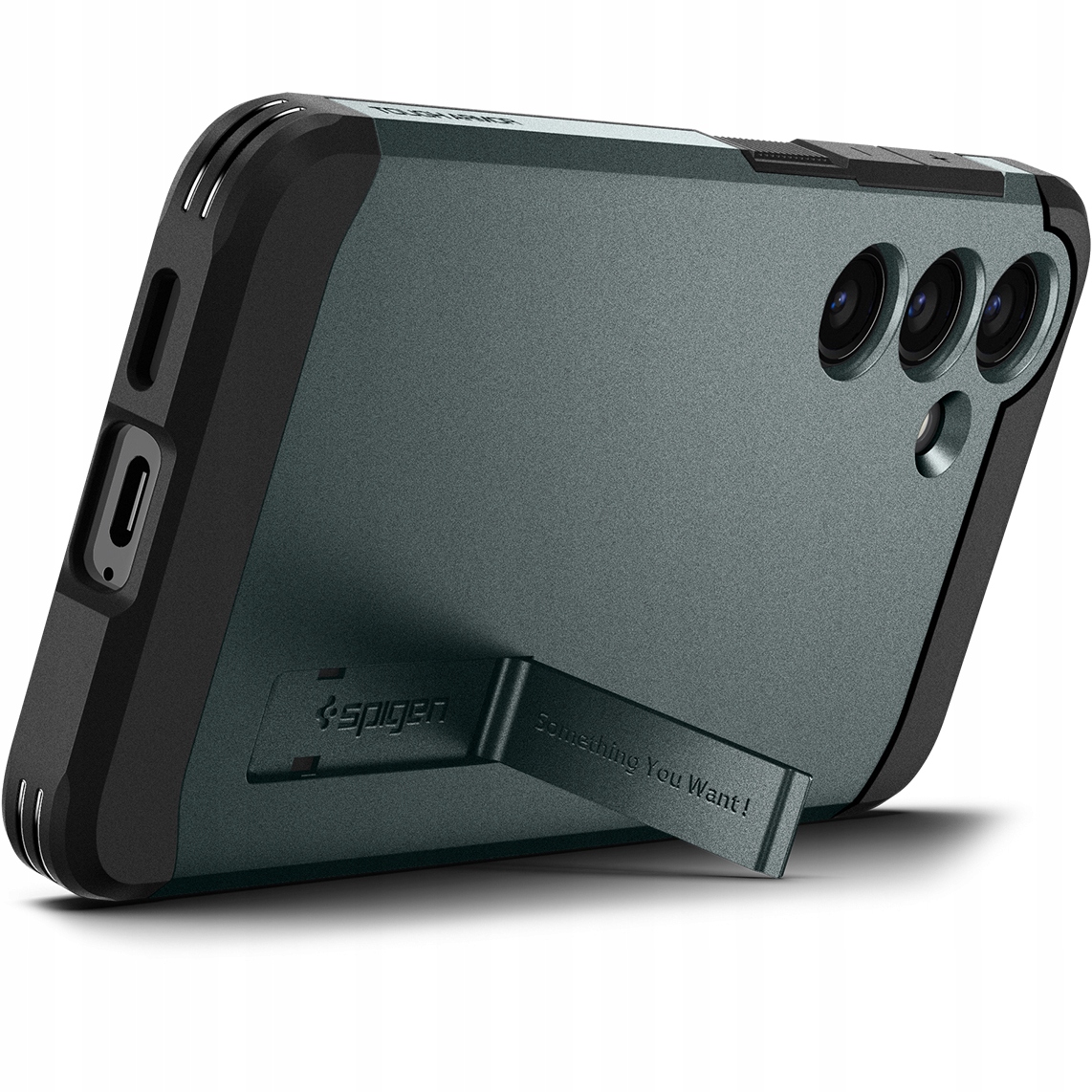 Pouzdro Spigen pro Galaxy S24, kryt z KickStandu, silné, hybridní, stylové