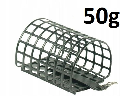 50g Półokrągły Koszyczek Koszyk Zanętowy Z Krętlikiem Jaxon