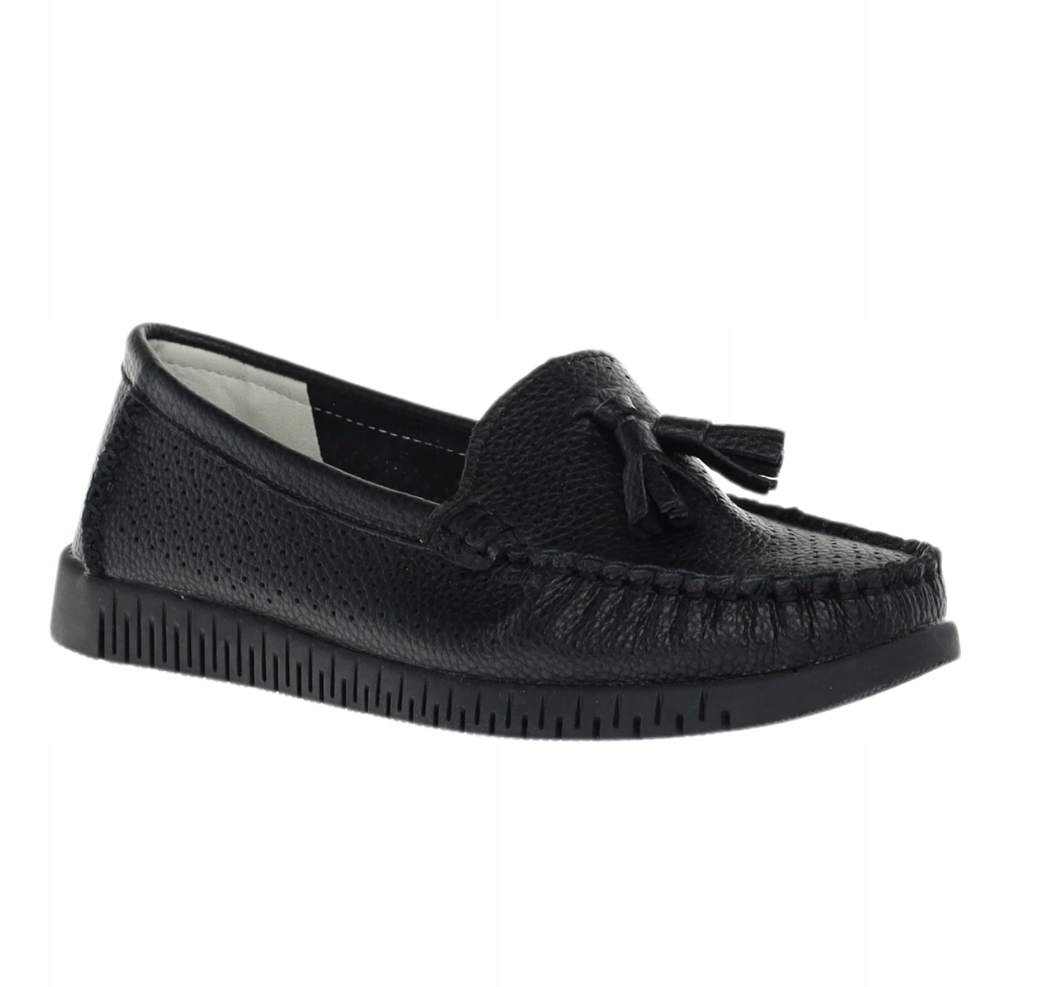 Komfortowe skórzane mokasyny półbuty płaskie wsuwane oddychające r.36 Płeć kobieta