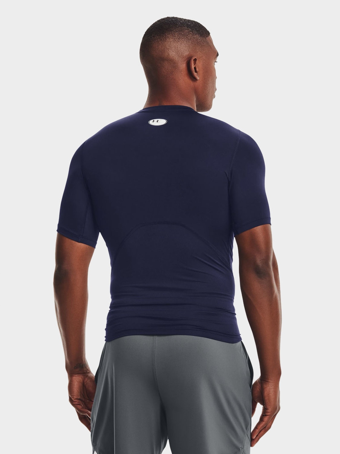 UNDER ARMOUR Koszulka UA HG Armor Comp SS-NVY
