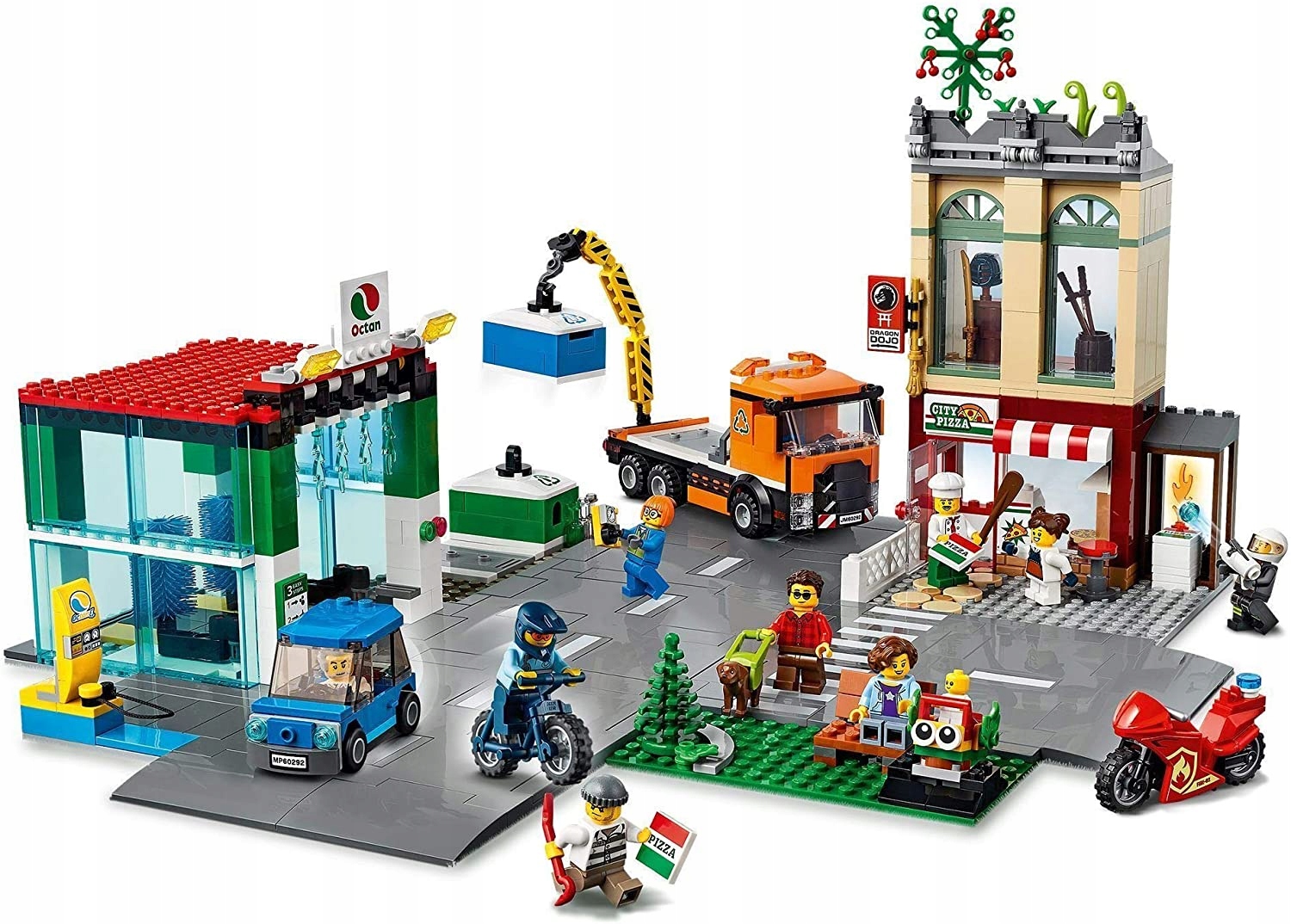 KLOCKI LEGO CITY 60292 CENTRUM MIASTA Bohater brak