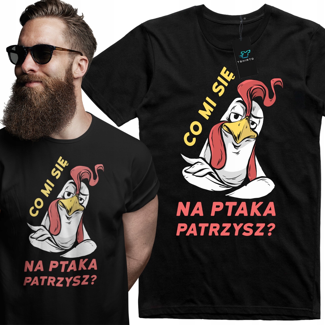 

Koszulka Na Ptaka Patrzysz Śmieszna 3XL