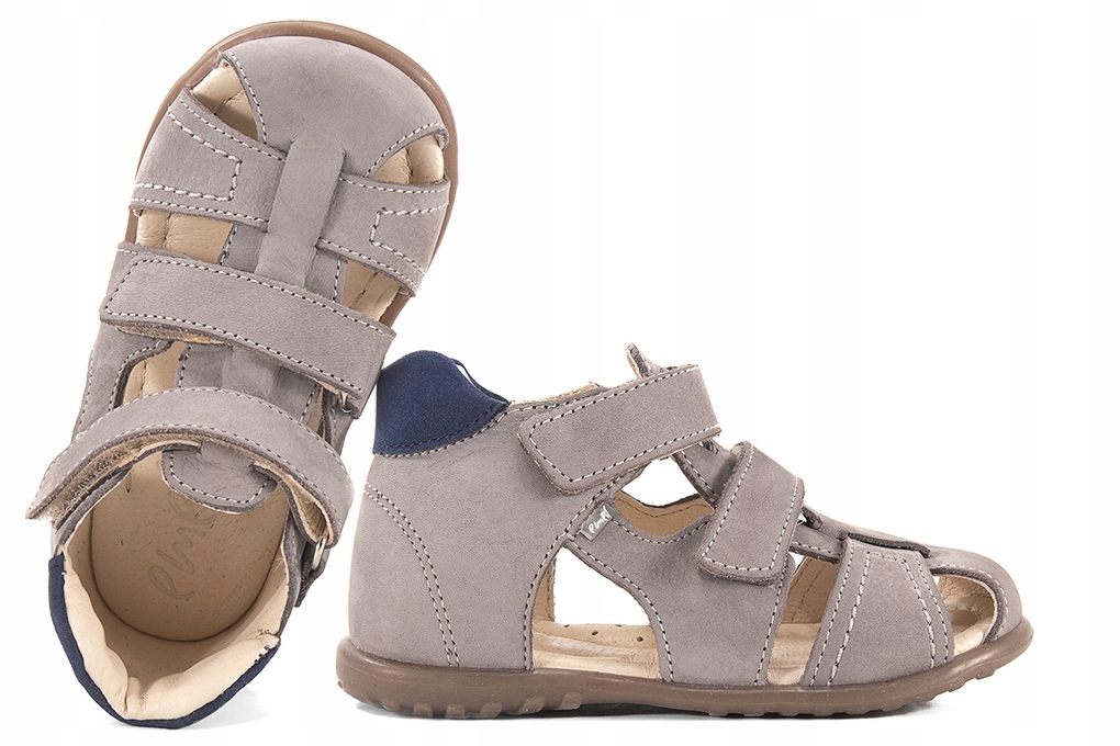 

Emel ES2437-31 Sandałki Roczki Sandały szare 23
