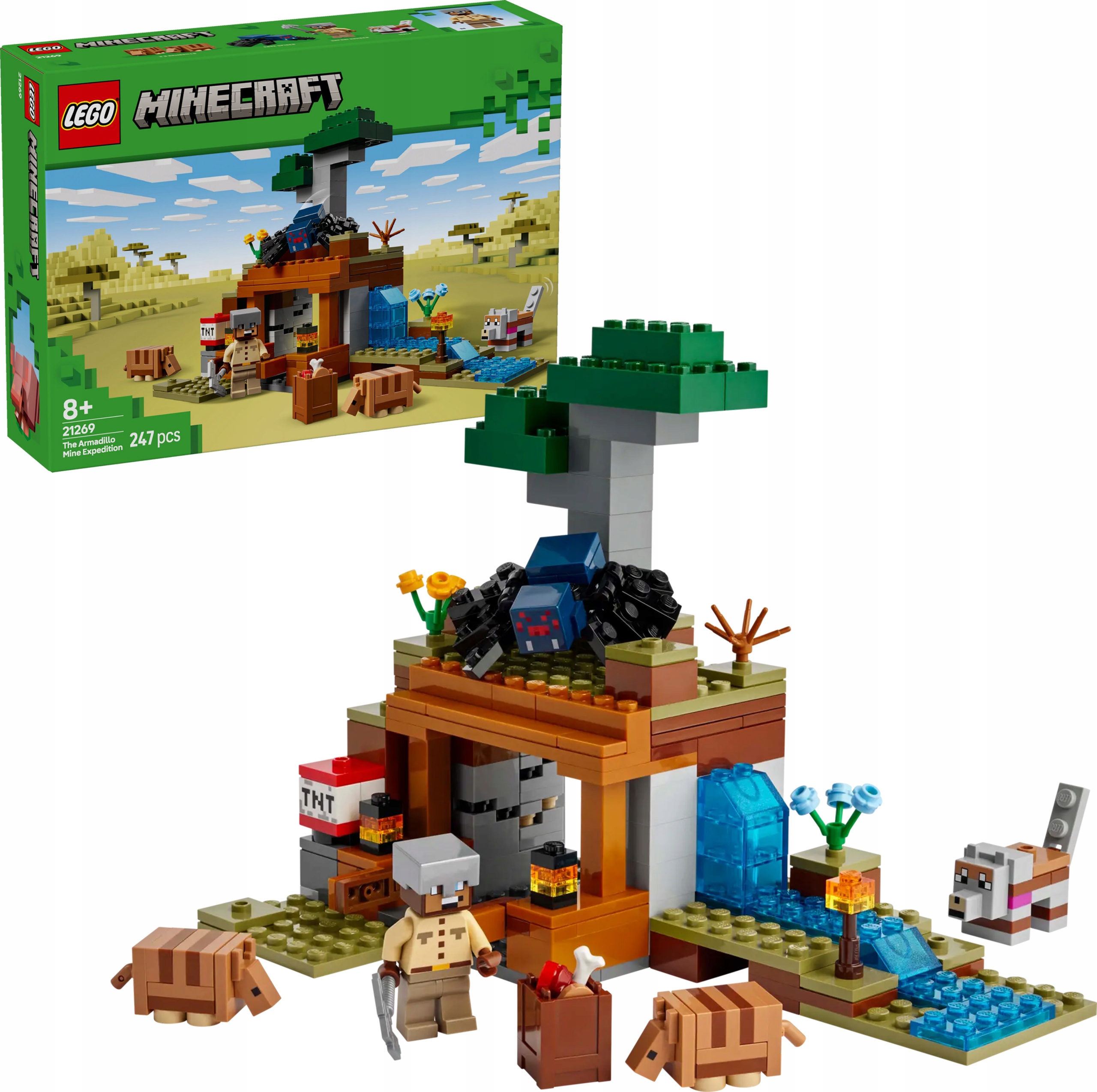 Lego Minecraft Výprava do obrněného dolu 21269
