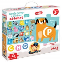 

Czuczu Duuuże Puzzle Z Dziurką Alfabet 3+