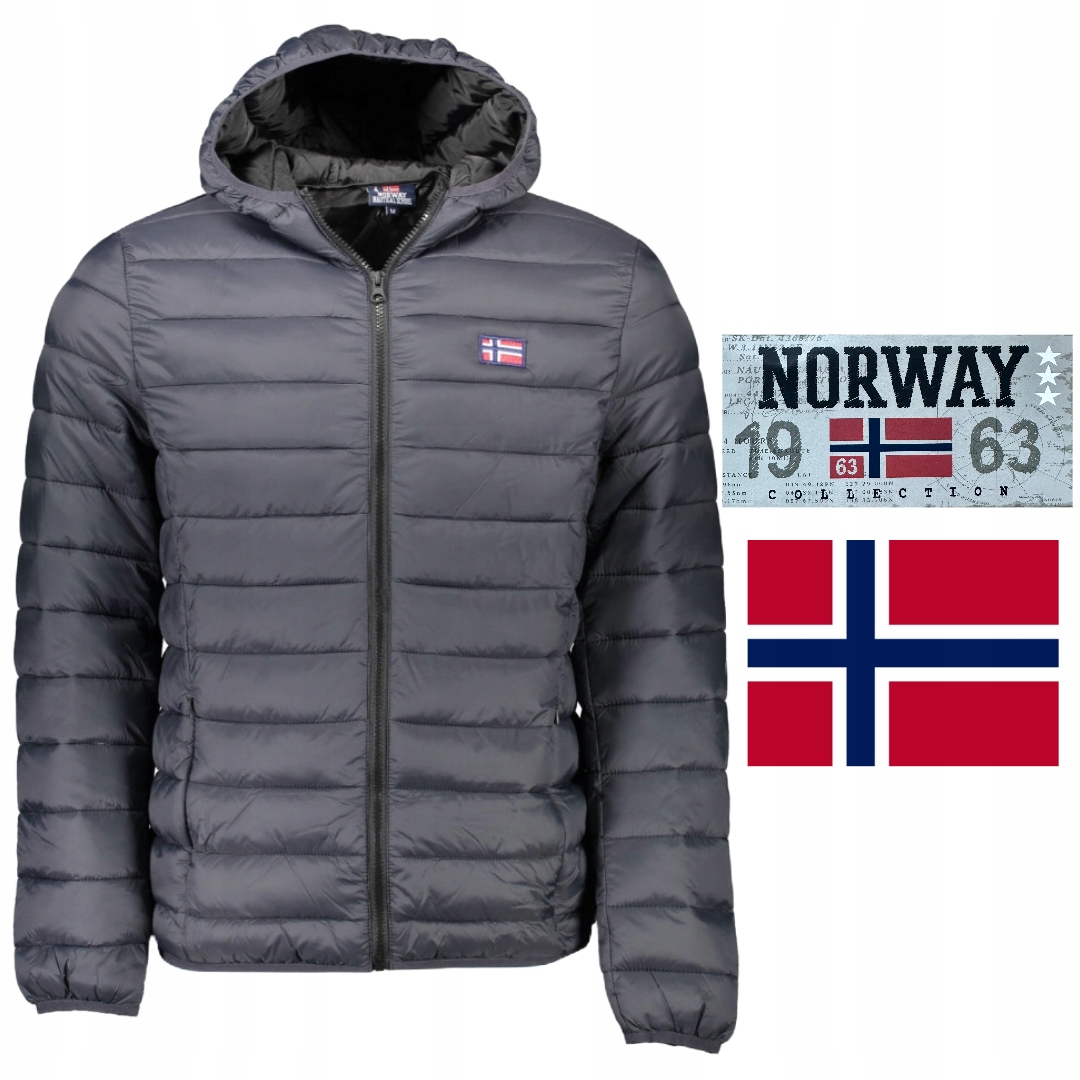 Kurtka zimowa Norway 1963 Czarna jak napapijri r. XL
