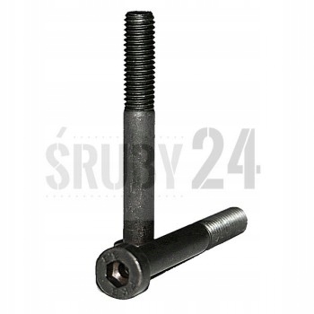 Śruba imbusowa niska M8x60 Kl.8.8 Bez pokrycia Czarna DIN7984 Ng 100szt