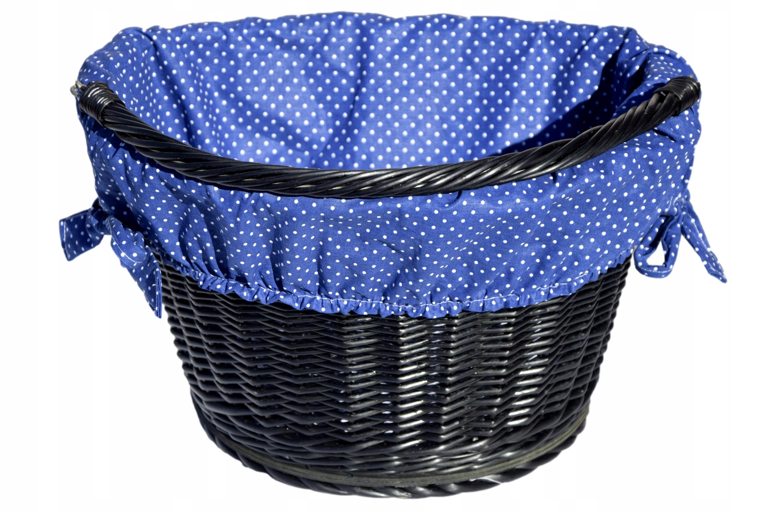 Koszyk wiklinowy na Rower click POLSKI+wkład 16kol