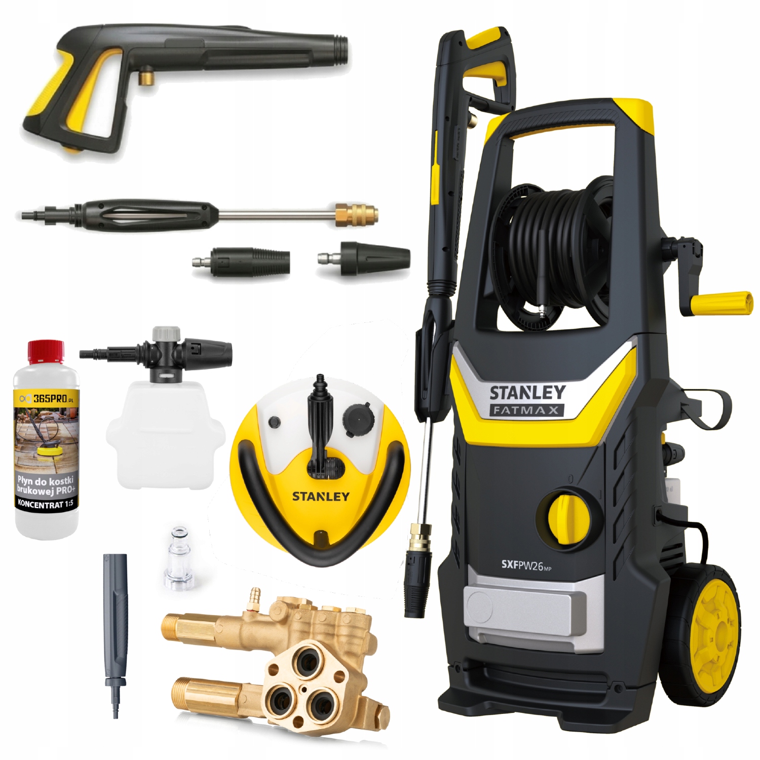 Myjka ciśnieniowa Stanley Fatmax SXFPW25E 250 bar 2500W indukcyjna 10m wąż