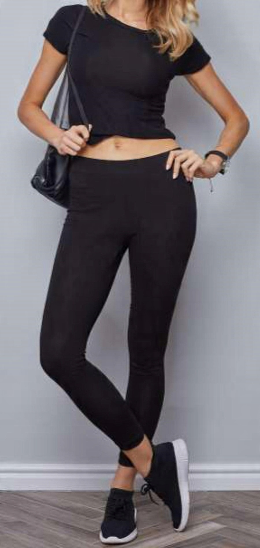 

Czarne getry/legginsy Latynka XL/XXL grube i miłe