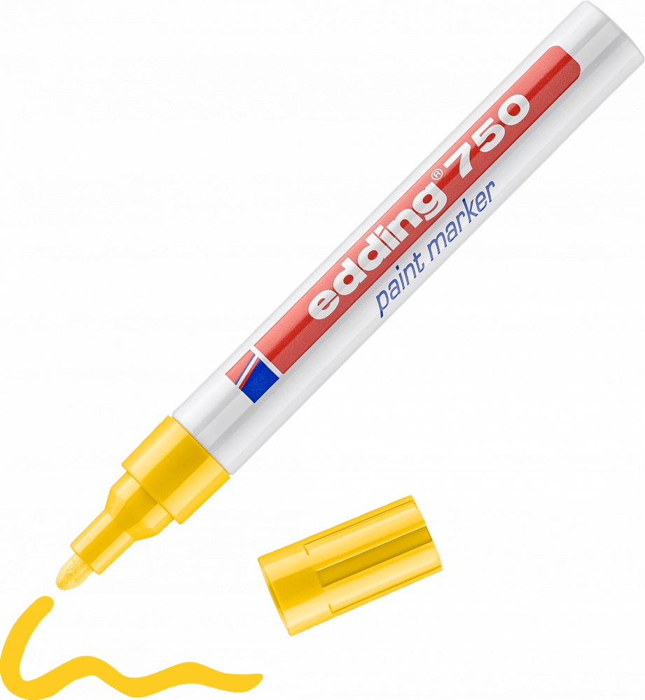 

Marker Lakierowy Edding 750 wodoodporny Żółty