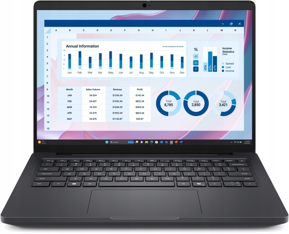 Notebook Dell Pro Max 14 " Amd Ryzen 7 16 Gb 512 Gb černý