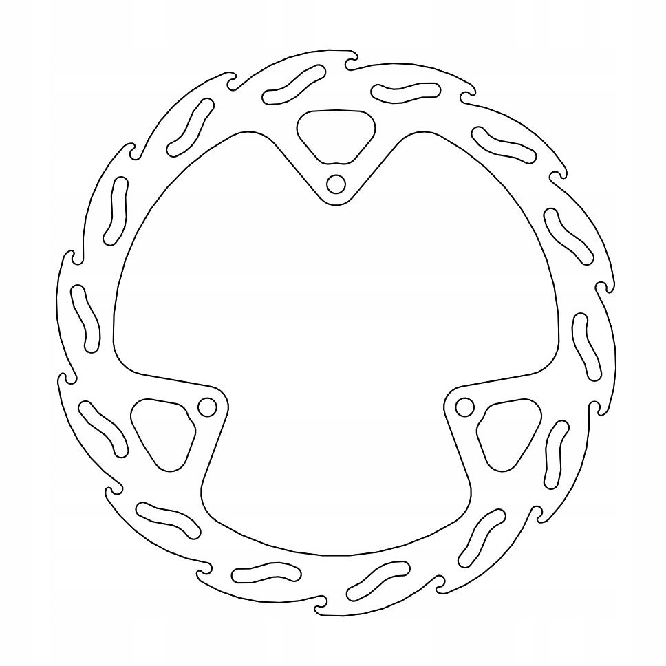 Moto-master Brzdový Kotúč Predný Flame Ktm Sx 65 '02- , Husqvarna Tc 65 '