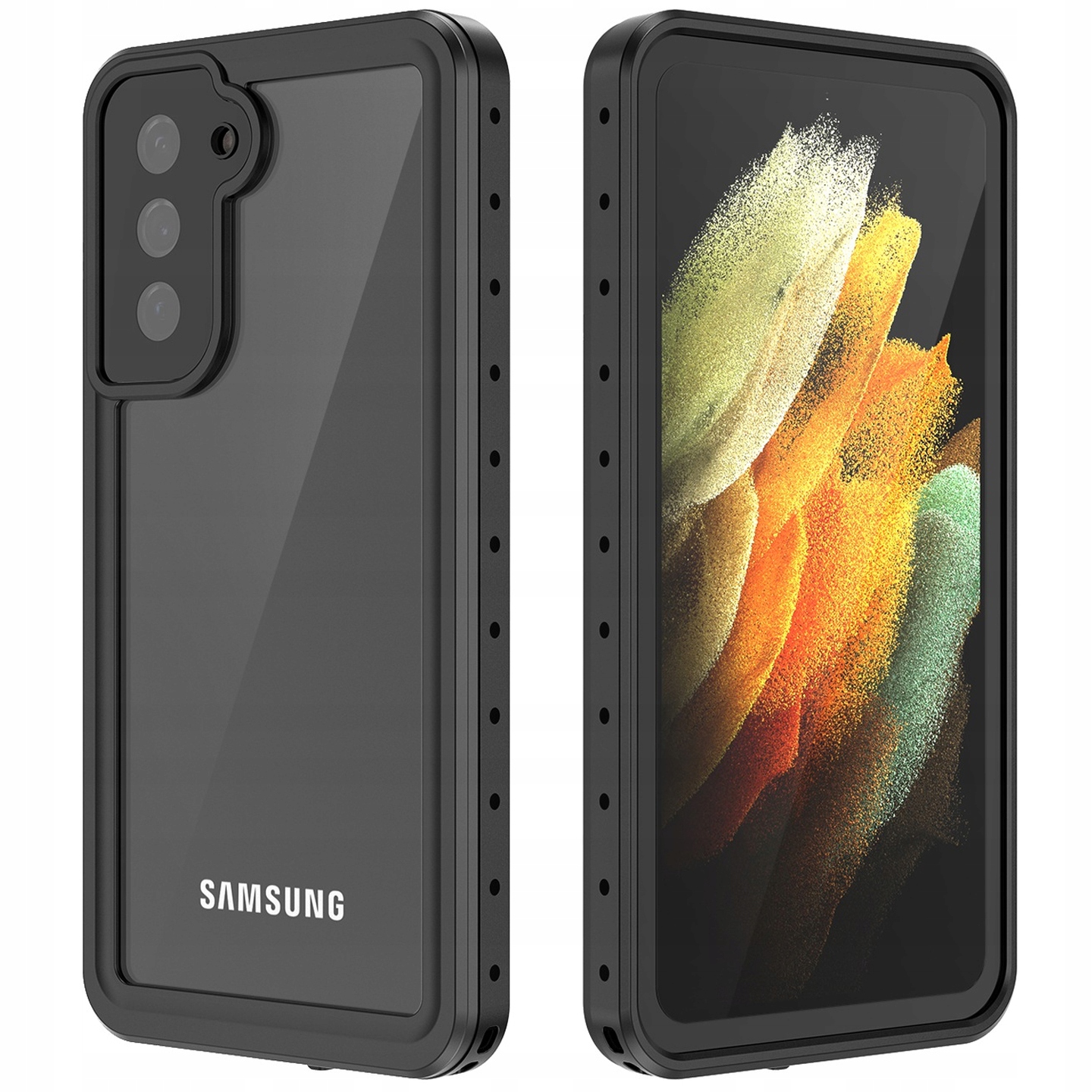 Voděodolné Pouzdro IP68, vodotěsné, silné pouzdro pro Galaxy S21