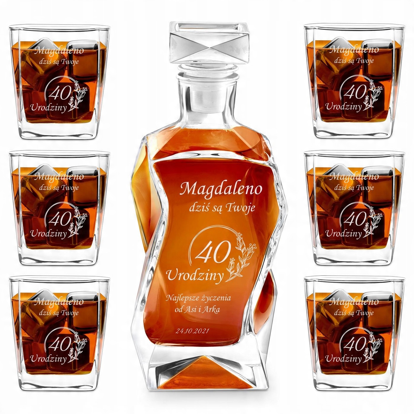 

Na Urodziny Karafka Do Whisky Z Grawerem
