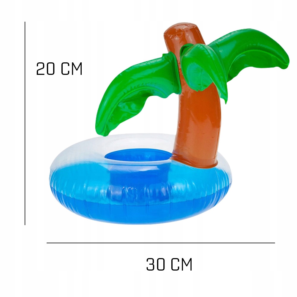 DMUCHANA PODSTAWKA UCHWYT POD NAPOJE KUBEK NA PUSZKĘ BASEN PŁYWAJĄCA Marka Raltek