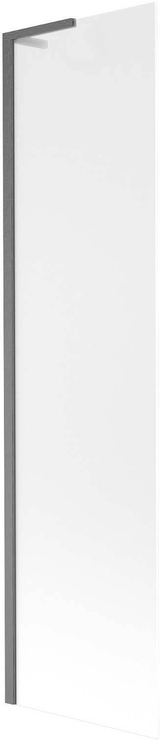 Mexen Next L vanová zástěna 1-křídlová 50 x 150 cm, mat, gun šedá kartáčova