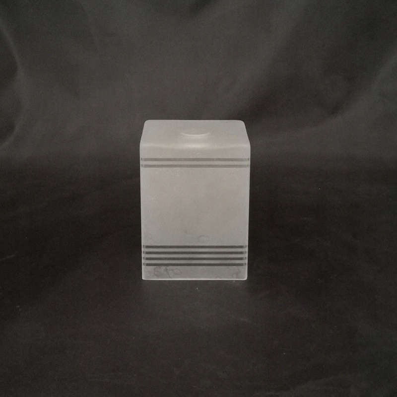 Klosz G9 kostka szkło białe lampa halogenowa LED Marka inna