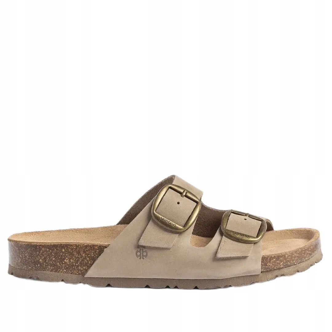 Nazouváky pantofle Yokono GRANADA-701 nob taupe 39, Béžová