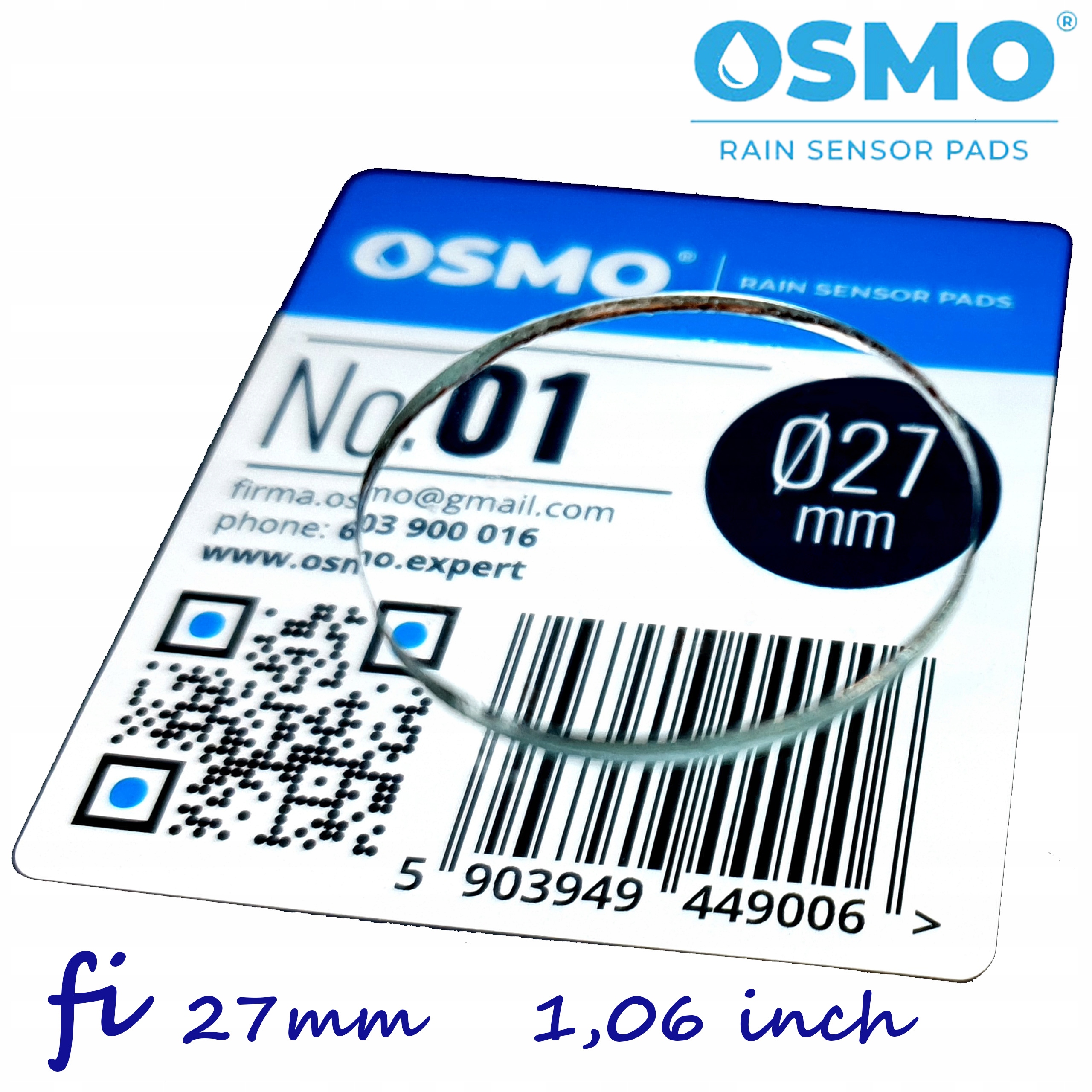 100x 27mm ŻELEK PODKŁADKA SENSORA rain sensor pads Producent części Inny