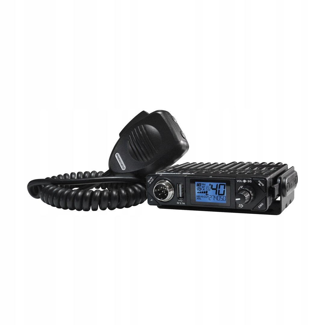 Cb rádio President Bill II+ Asc/vox Am/fm 12V