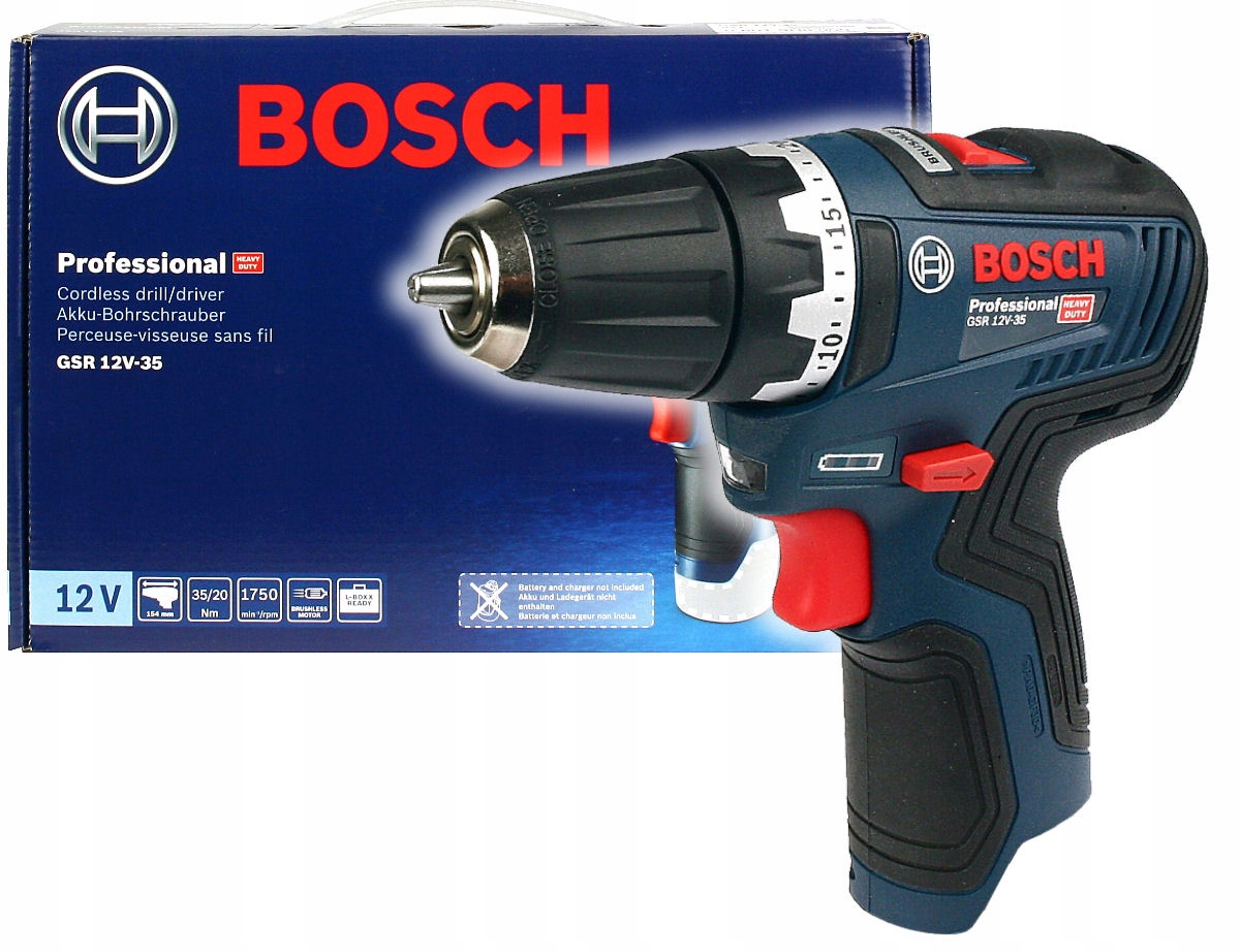 

Wkrętarka Gsr 12V-35 Bosch Bezszczotkowa Korpus
