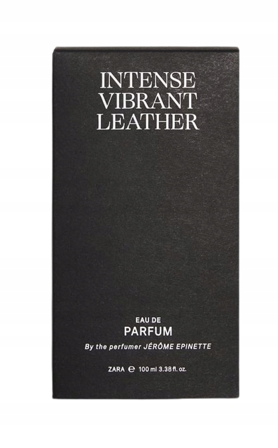 a517 Perfumy ZARA INTENSE VIBRANT LEATHER 100 ML Stan opakowania oryginalne