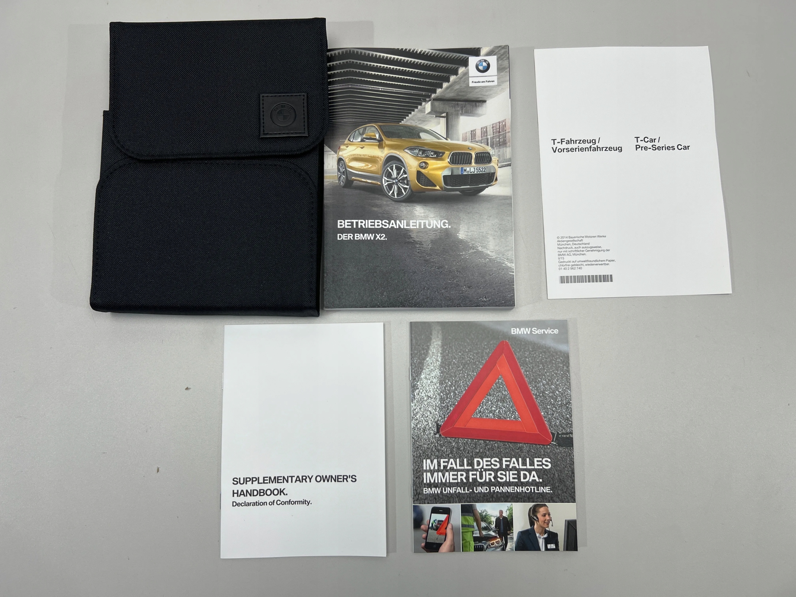 BMW X2 F39 сервісна книга чохол інструкція