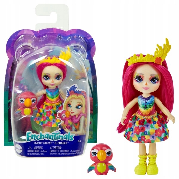 MINI LALECZKA ENCHANTIMALS PEACHY PARROT CHATTER