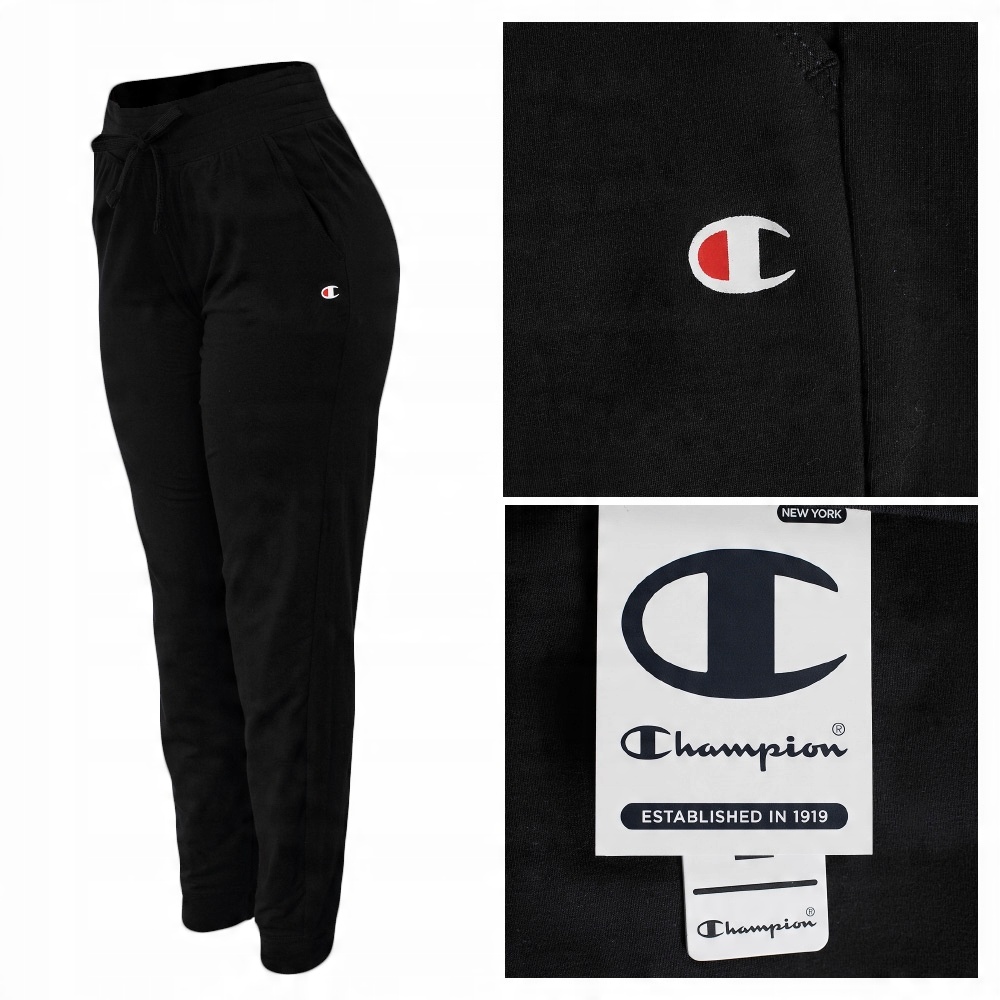 

Champion Spodnie Dresowe Damskie Czarne 114901 XL