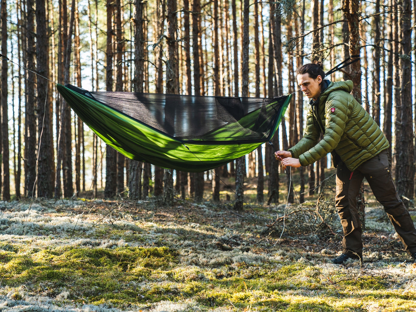 Hamak Lesovik DRAKA oliwkowy Producent Lesovik