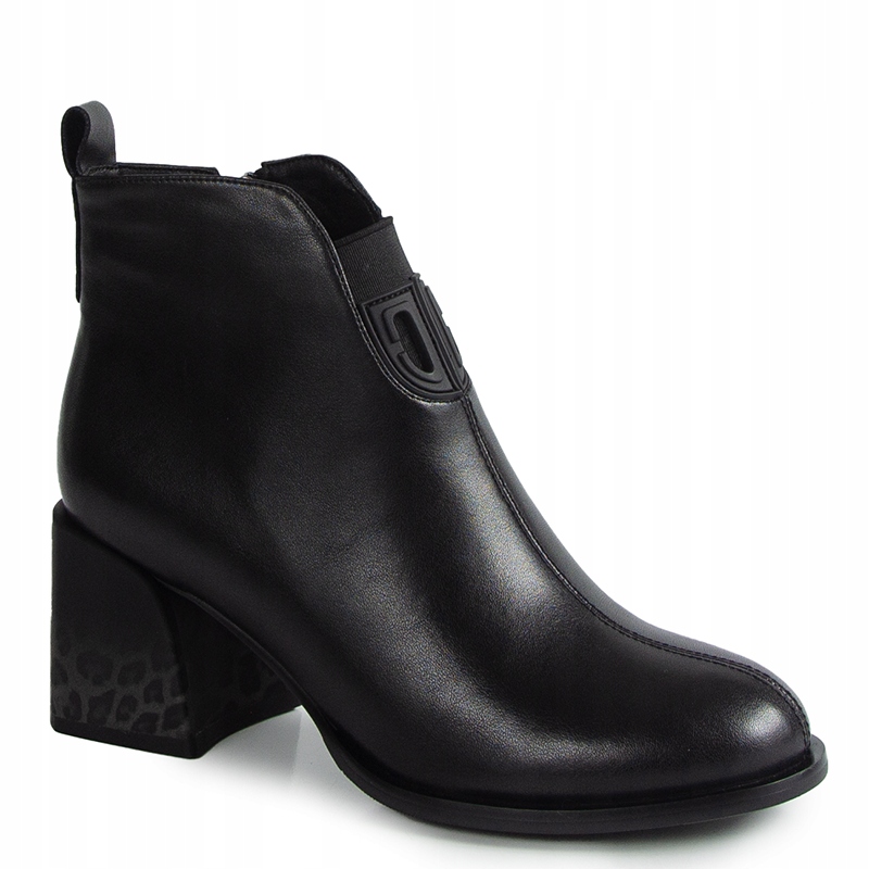 Filippo DBT7356 Černé Kotníkové Boty Kožené 40