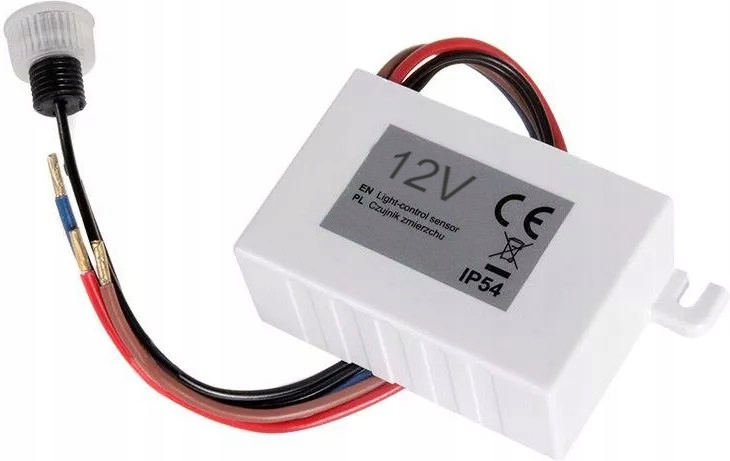 

Czujnik Zmierzchu Zmierzchowy 12V 96W Led Z Sondą